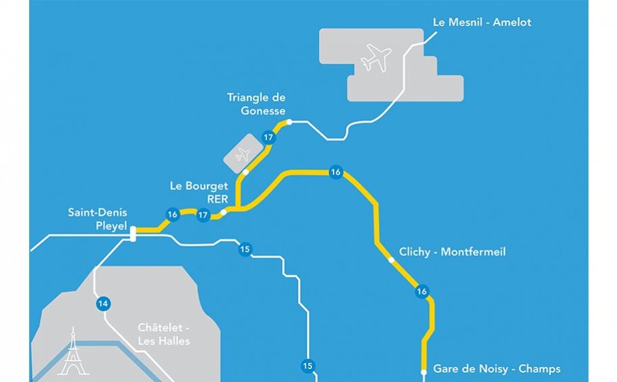 Eiffage remporte en groupement la réalisation du système de ventilation des lignes 16 et 17 du Grand Paris Express